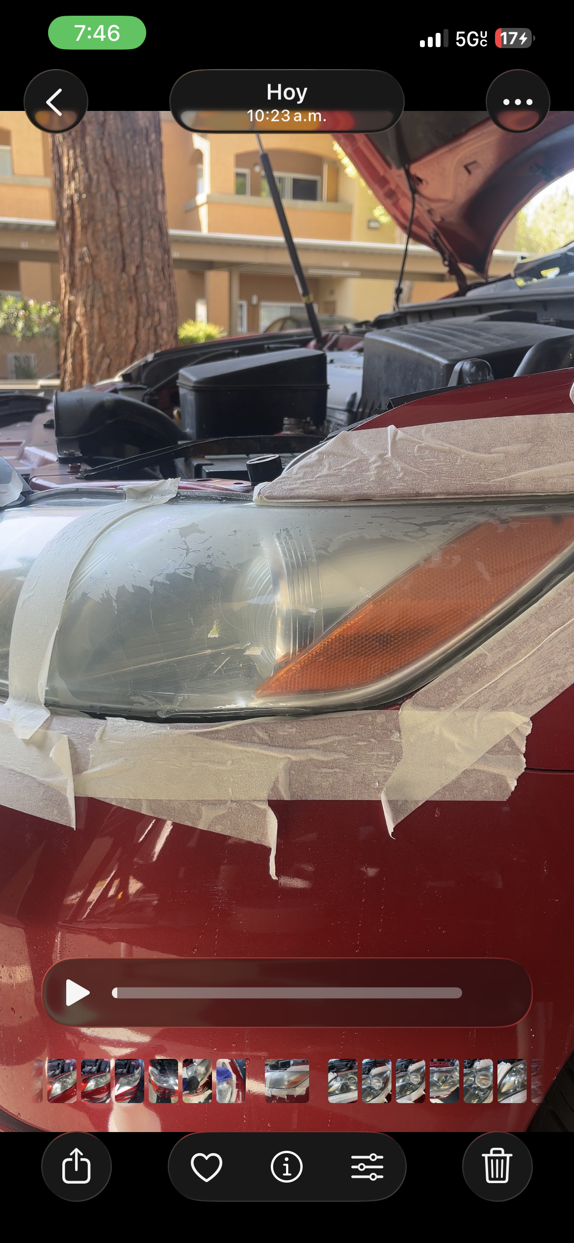 Exterior car detailing service